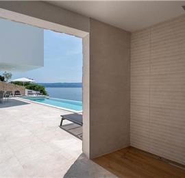 5-Bedroom beach front Villa with Heated Infinity Pool Near Omis, sleeps 10